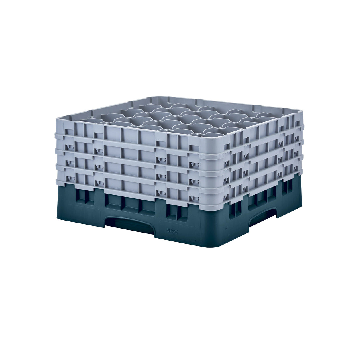 Cambro 25S900414 Camrack Full Size Glass Rack, 9 3/8" Max Glass Height - Teal