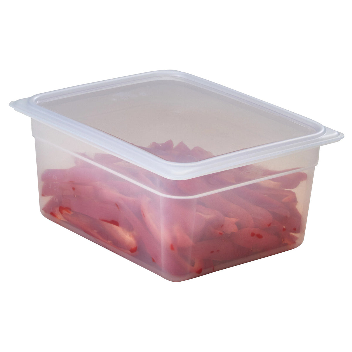 Cambro 26PP190 Translucent Half Size Food Pan, 6" Deep, 9.4 qt. - Translucent