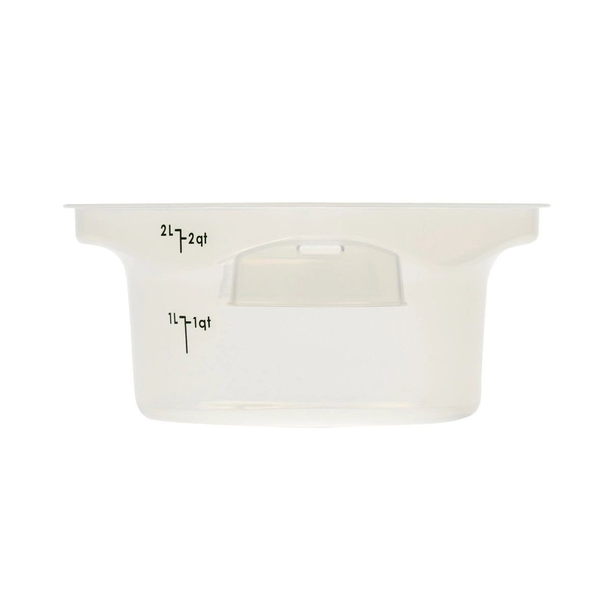 Cambro 2RFSPROPP190 FreshPro CamRounds Round Food Storage Container, 2 qt., Translucent - Translucent