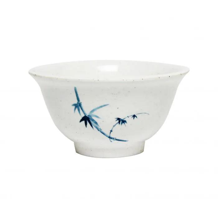 Thunder Group 3008BB, 6 OZ, 3 3/4" RICE BOWL, BLUE BAMBOO, Melamine, NSF, Case Pack of 12