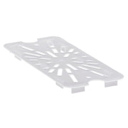 Cambro 30PPD190 Translucent Drain Shelf for Third Size Food Pans - Translucent
