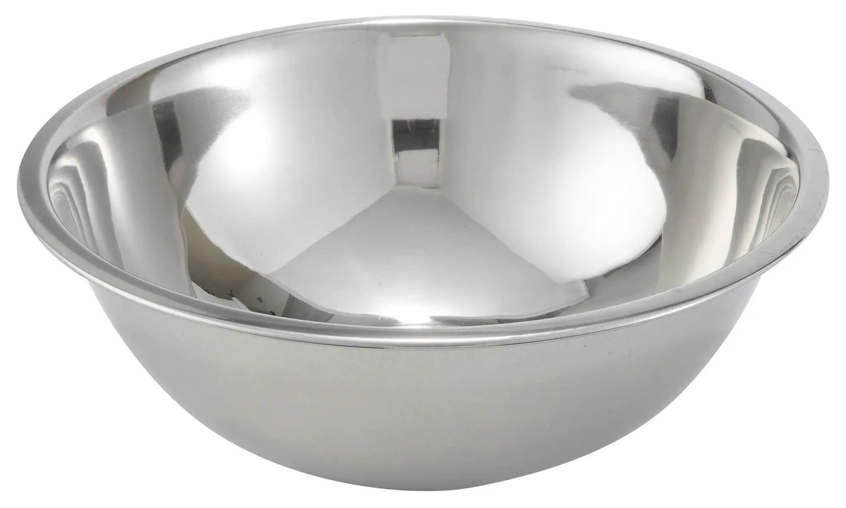 8qt Mixing Bowl, Economy, S/S by Winco (8qt-mixing-bowl-economy-s-s)
