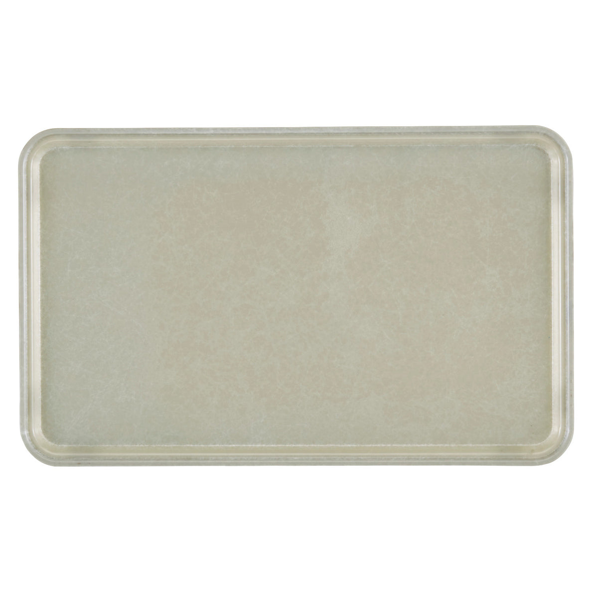 Cambro 3253101 Rectangular Camtray Fiberglass Tray, 12 3/4" x 20 7/8" - Antique Parchment
