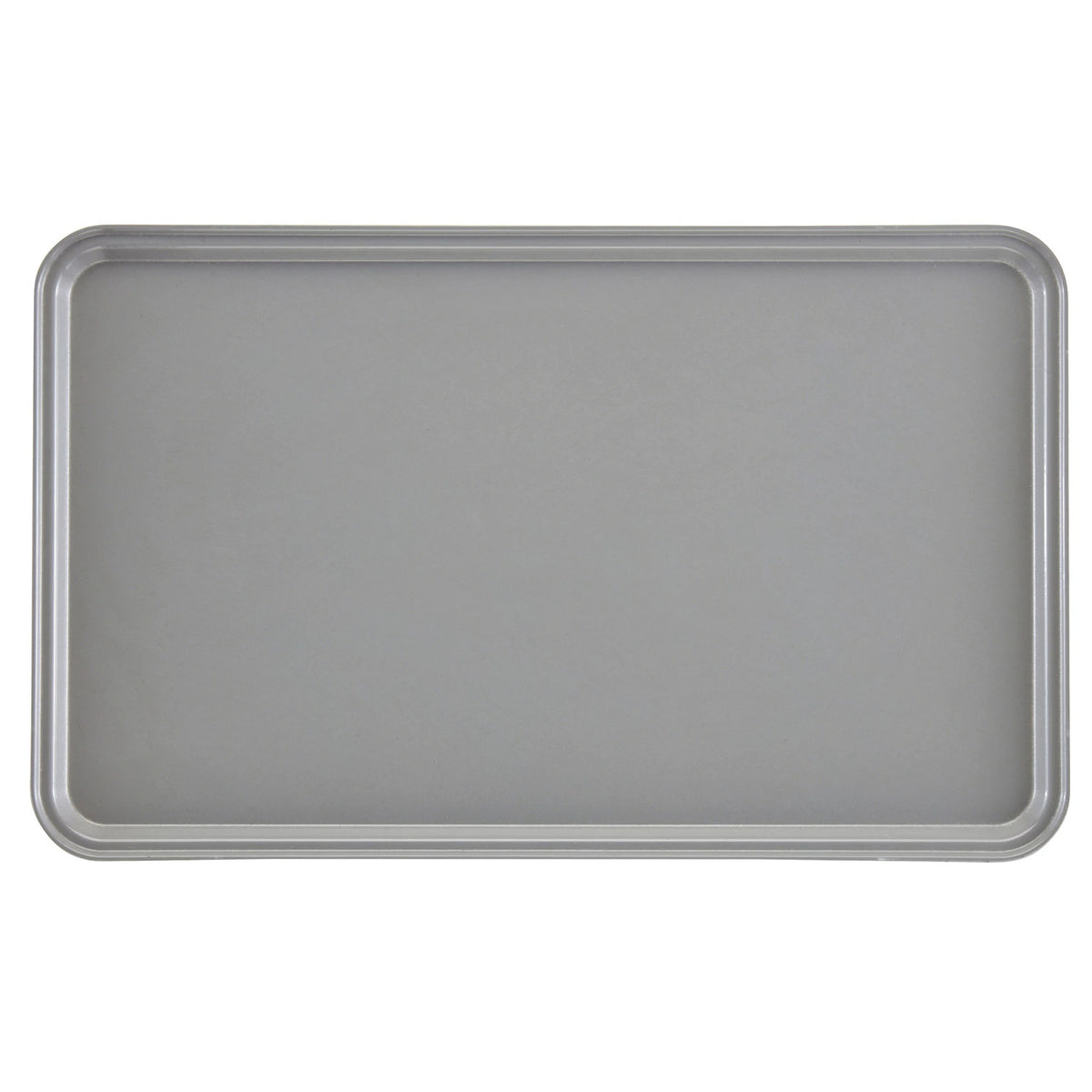 Cambro 3253107 Rectangular Camtray Fiberglass Tray, 12 3/4" x 20 7/8" - Pearl Gray