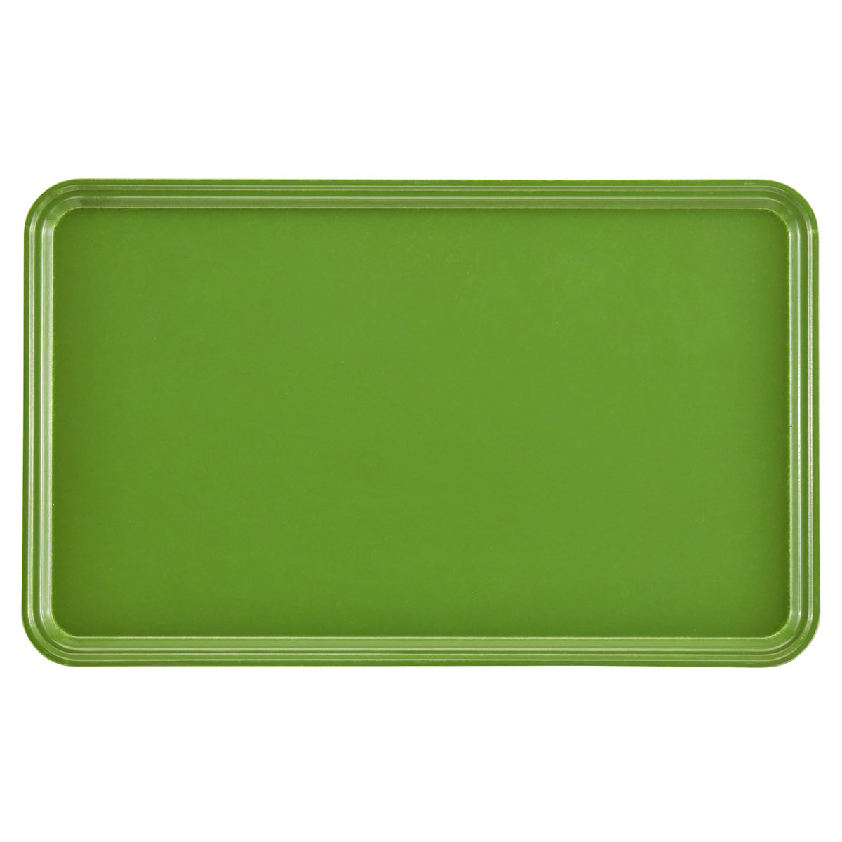 Cambro 3253113 Rectangular Camtray Fiberglass Tray, 12 3/4" x 20 7/8" - Lime-ade