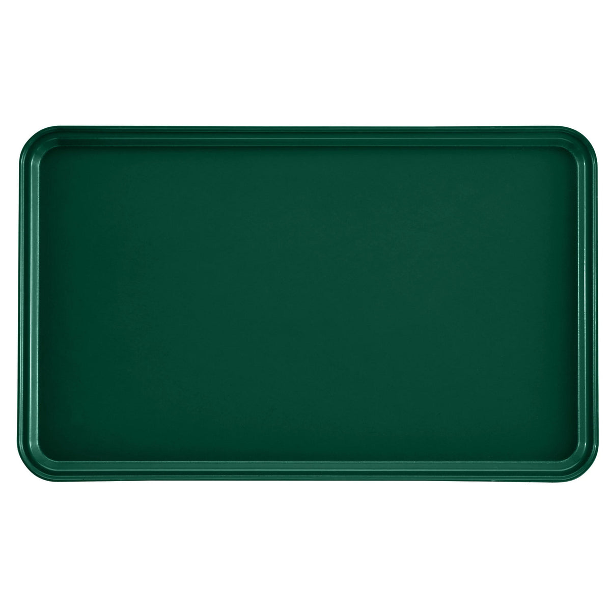 Cambro 3253119 Rectangular Camtray Fiberglass Tray, 12 3/4" x 20 7/8" - Sherwood Green