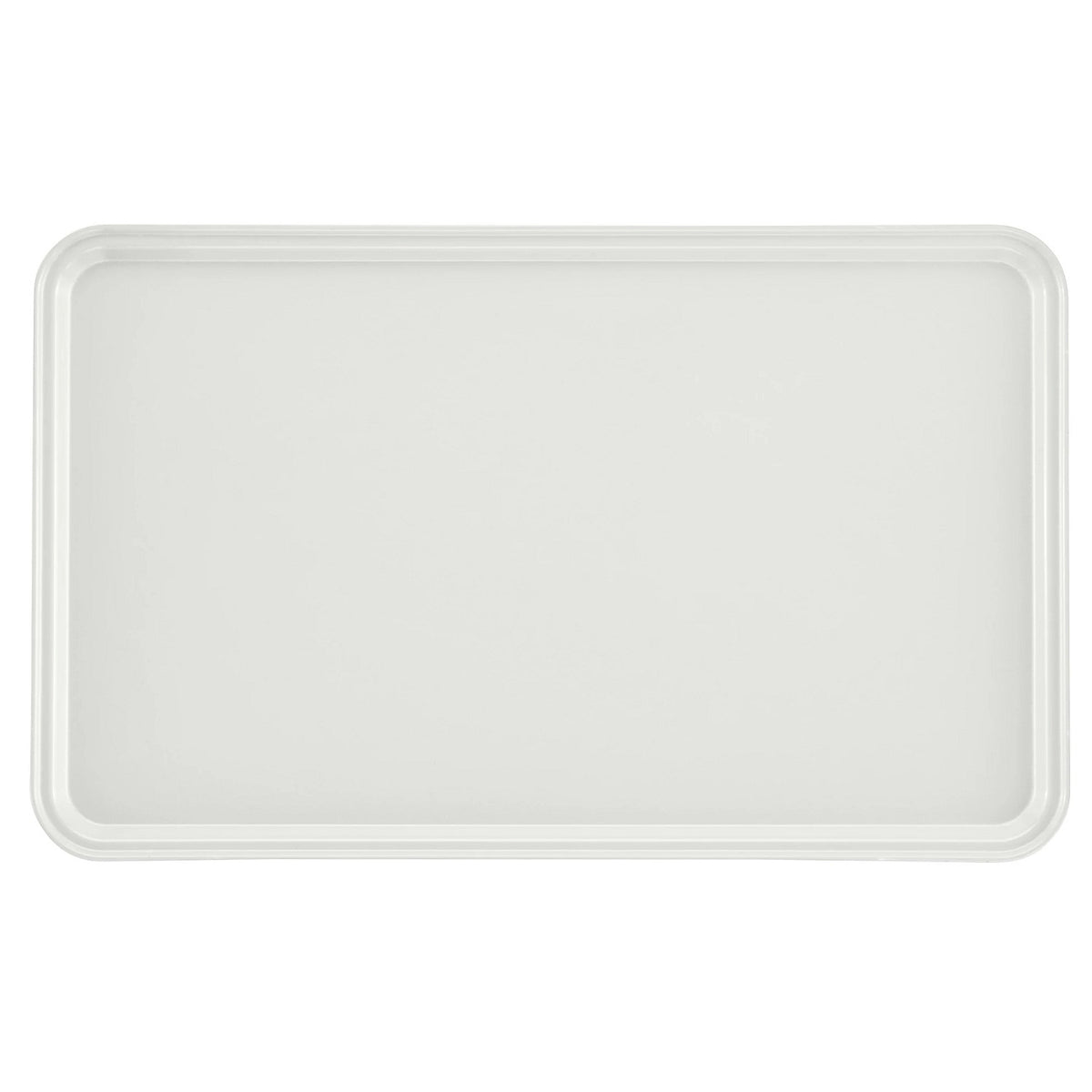 Cambro 3253148 Rectangular Camtray Fiberglass Tray, 12 3/4" x 20 7/8" - White