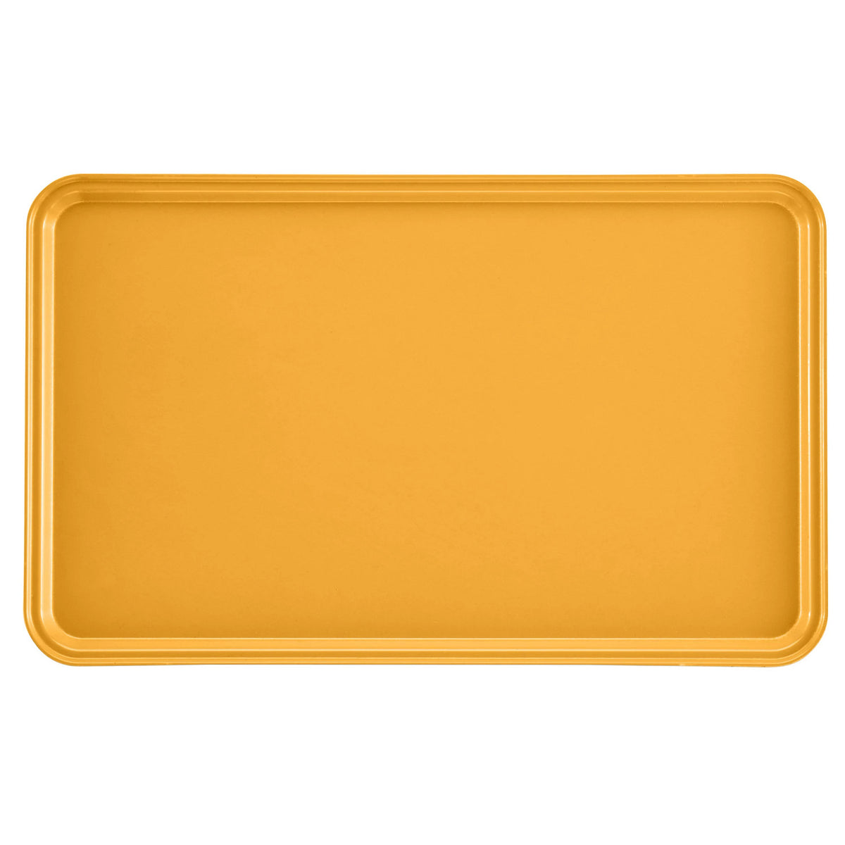 Cambro 3253171 Rectangular Camtray Fiberglass Tray, 12 3/4" x 20 7/8" - Tuscan Gold