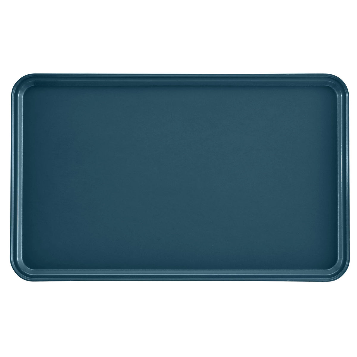 Cambro 3253401 Rectangular Camtray Fiberglass Tray, 12 3/4" x 20 7/8" - Slate Blue