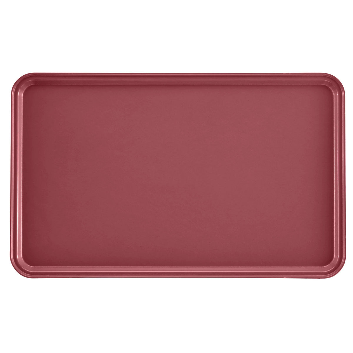 Cambro 3253410 Rectangular Camtray Fiberglass Tray, 12 3/4" x 20 7/8" - Raspberry Cream