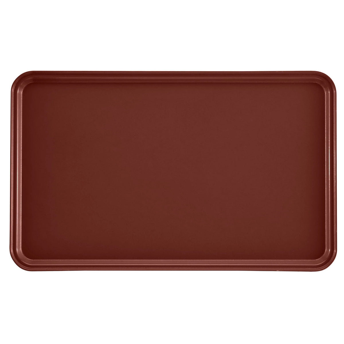 Cambro 3253501 Rectangular Camtray Fiberglass Tray, 12 3/4" x 20 7/8" - Real Rust