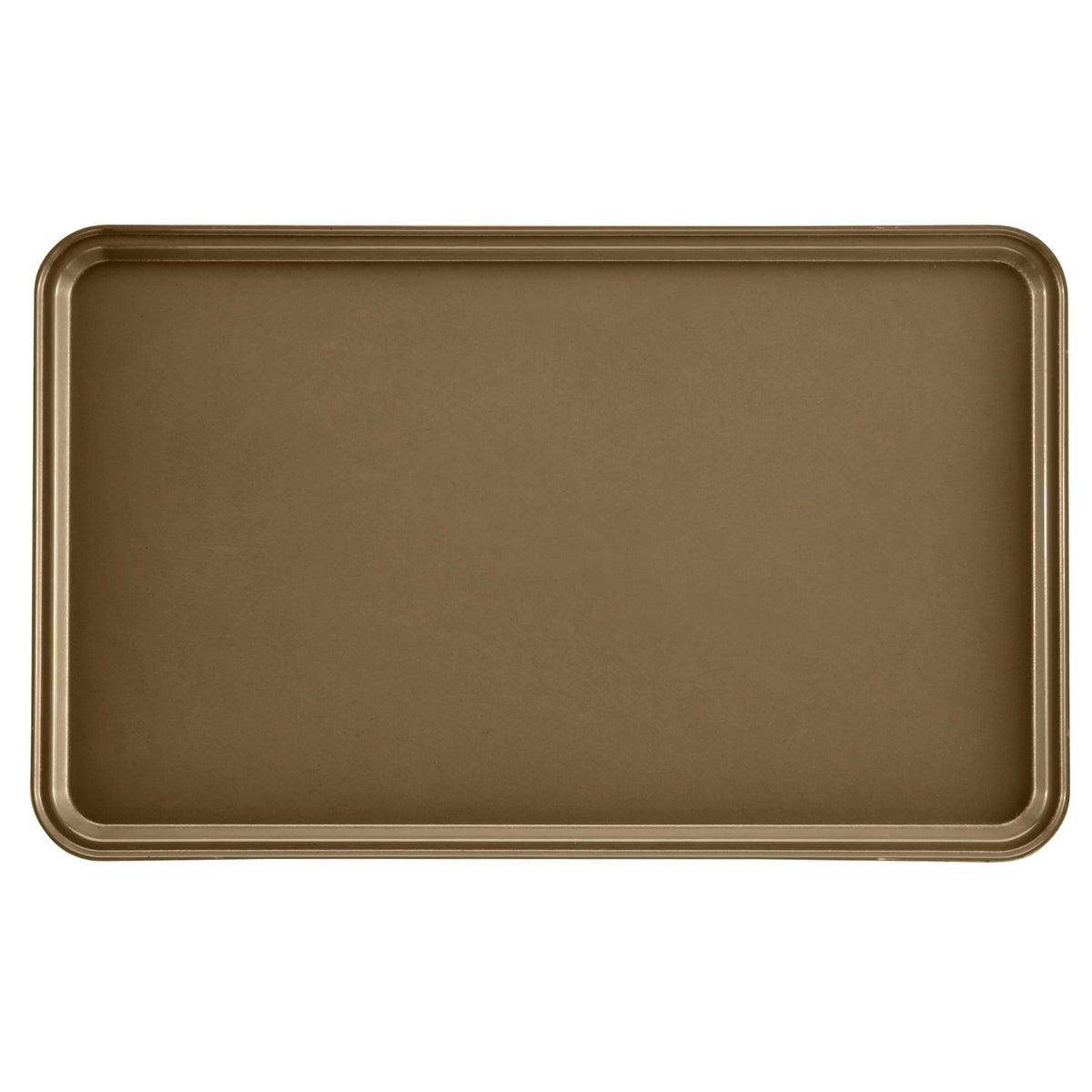 Cambro 3253513 Rectangular Camtray Fiberglass Tray, 12 3/4" x 20 7/8" - Bayleaf Brown