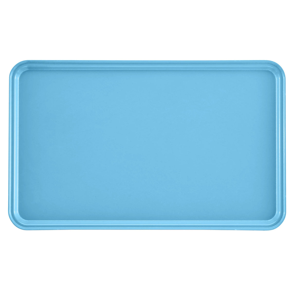 Cambro 3253518 Rectangular Camtray Fiberglass Tray, 12 3/4" x 20 7/8" - Robin Egg Blue