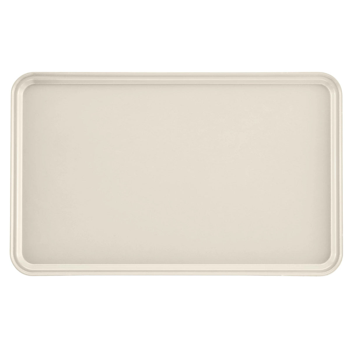 Cambro 3253538 Rectangular Camtray Fiberglass Tray, 12 3/4" x 20 7/8" - Cottage White