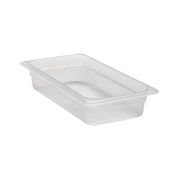 Cambro 32PP190 Translucent Third Size Food Pan, 2 1/2" Deep, 2.5 qt. - Translucent