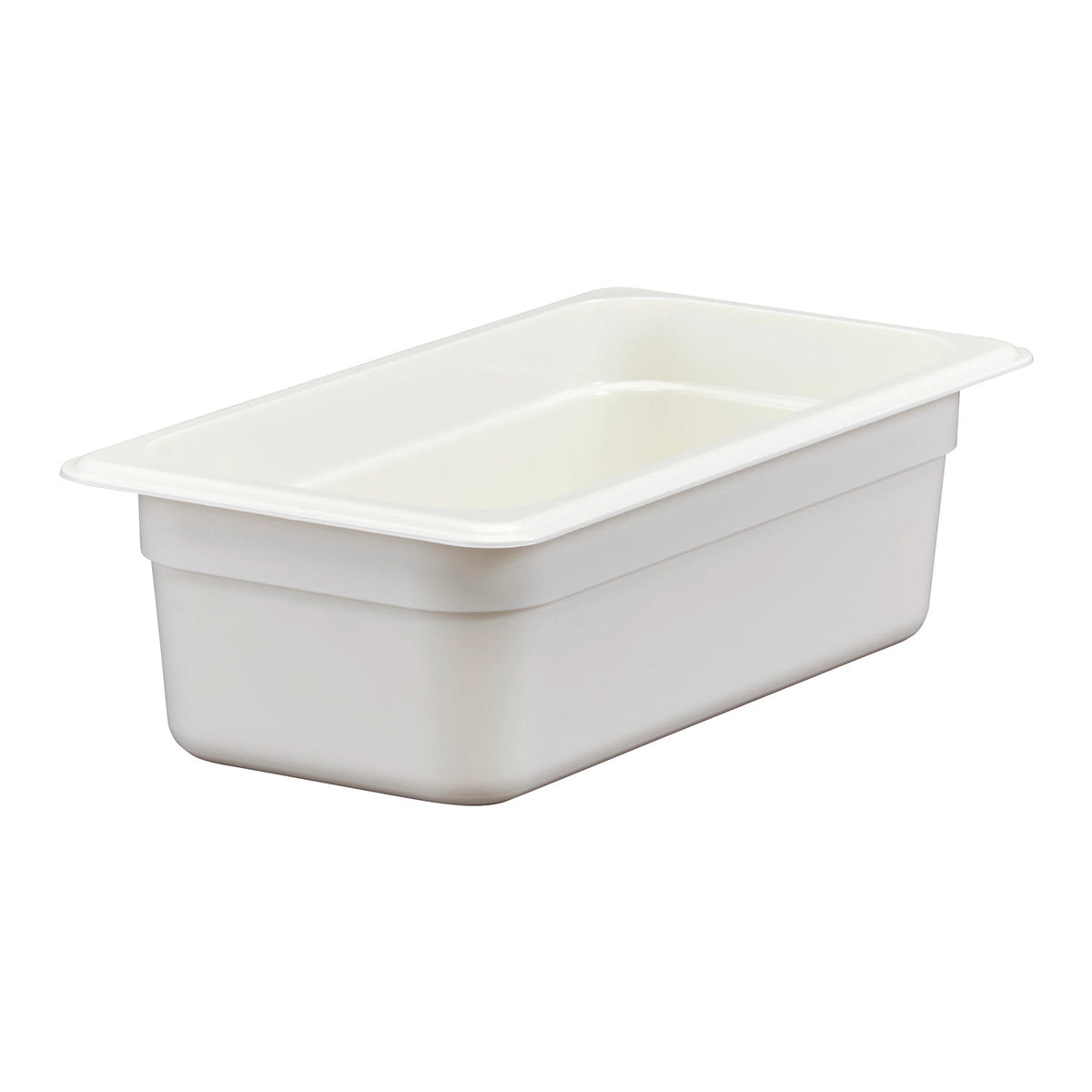 Cambro 34CW148 Camwear Third Size Food Pan, 4" Deep, 3.8 qt. - White