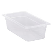 Cambro 34PP190 Translucent Third Size Food Pan, 4" Deep, 3.8 qt. - Translucent