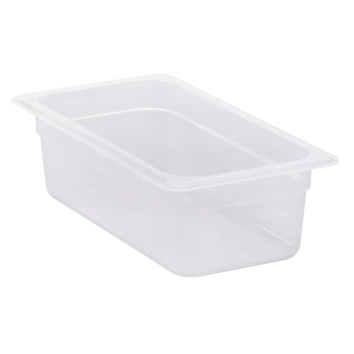 Cambro 34PP190 Translucent Third Size Food Pan, 4" Deep, 3.8 qt. - Translucent