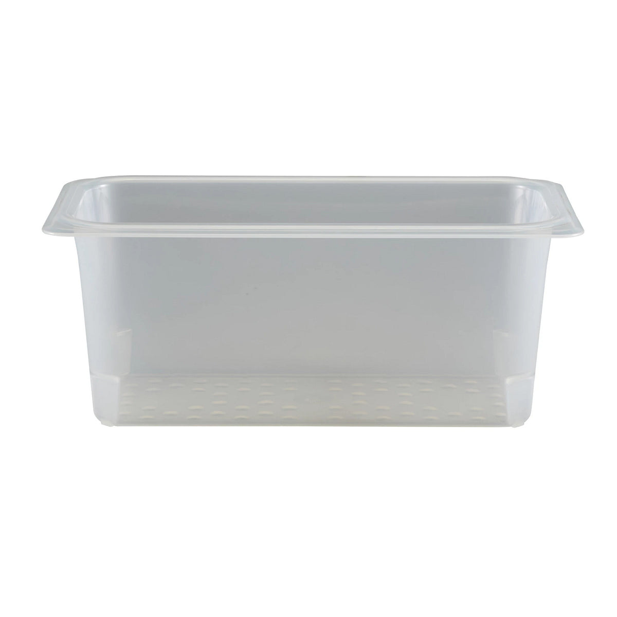 Cambro 35CLRPP190 Translucent Third Size Colander Food Pan, 5" Deep - Translucent