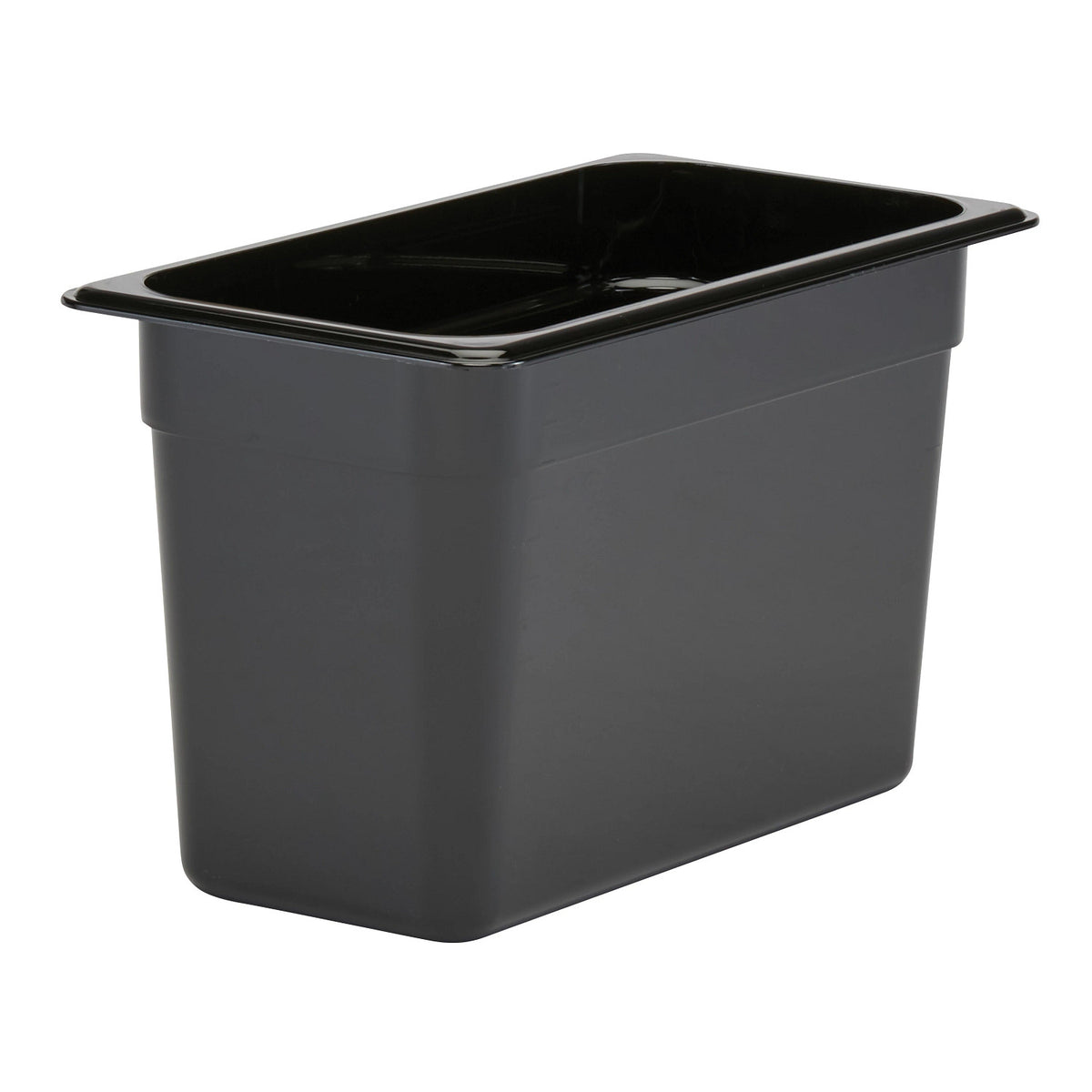 Cambro 38CW110 Camwear Third Size Food Pan, 8" Deep, 7.3 qt. - Black