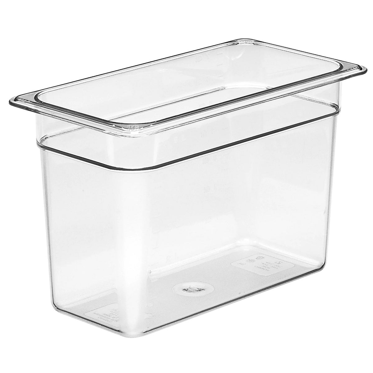 Cambro 38CW135 Camwear Third Size Food Pan, 8" Deep, 7.3 qt. - Clear