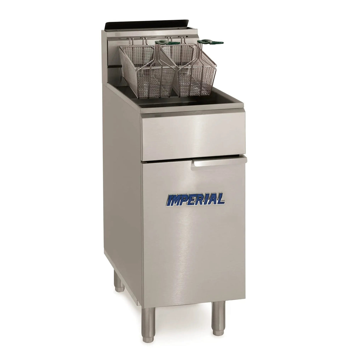 Imperial IFS-40 Gas Fryer - (1) 40 lb Vat, Floor Model, Natural Gas by Imperial (imperial-ifs-40-gas-fryer-1-40-lb-vat-floor-model-natural-gas)