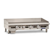 Imperial IGG-48 48" Gas Griddle w/ Thermostatic Controls - 1" Grooved Steel Plate, Natural Gas by Imperial (imperial-igg-48-48-gas-griddle-w-thermostatic-controls-1-grooved-steel-plate-natural-gas)