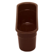 Cambro 415CBP131 Poly Cambox Cutlery Insert Box, 4 7/16" x 14 3/16" x 4 1/8" - Dark Brown