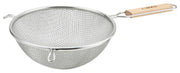 8" Double Mesh Strainer, Fine, S/S by Winco (8-double-mesh-strainer-fine-s-s)