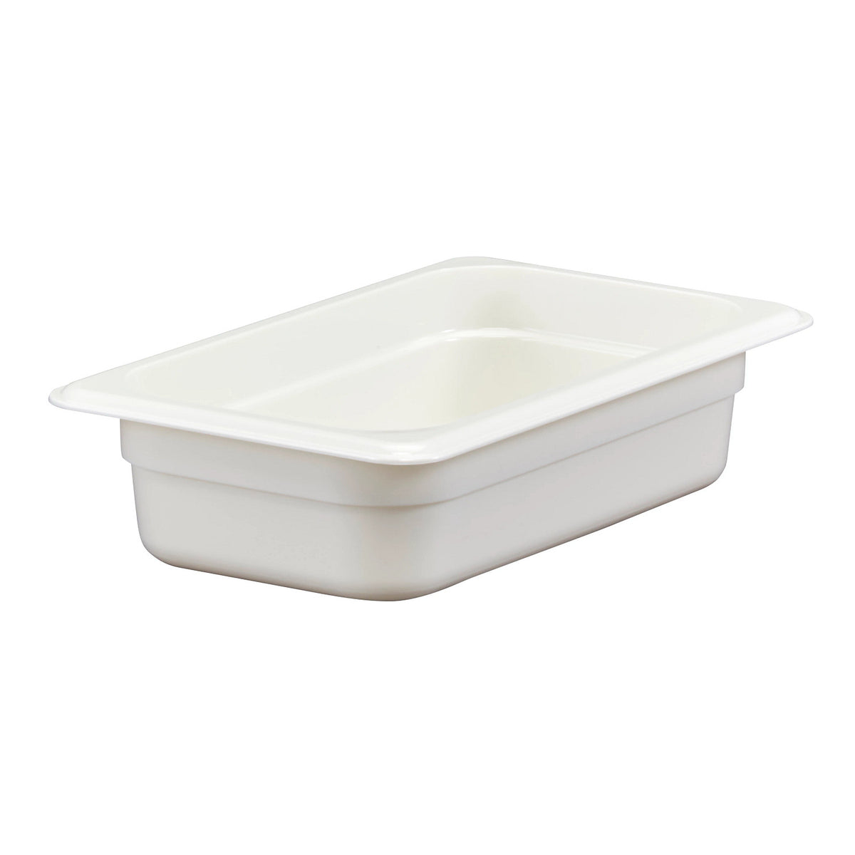 Cambro 42CW148 Camwear Fourth Size Food Pan, 2 1/2" Deep, 1.8 qt. - White