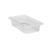 Cambro 42PP190 Translucent Fourth Size Food Pan, 2 1/2" Deep, 1.8 qt - Translucent