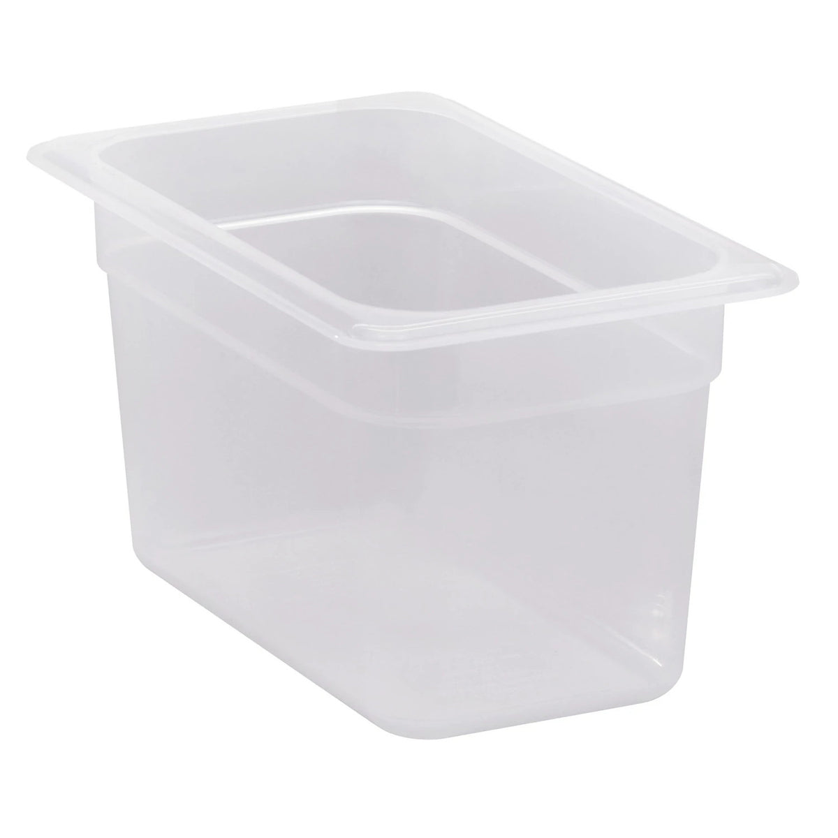 Cambro 46PP190 Translucent Fourth Size Food Pan, 6" Deep, 3.9 qt. - Translucent