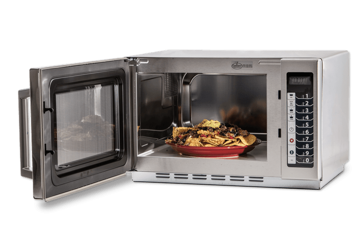 Amana RCS10TS, 1000 Watts, 1.2 cu.ft. Stackable Microwave Oven with Push Button Controls