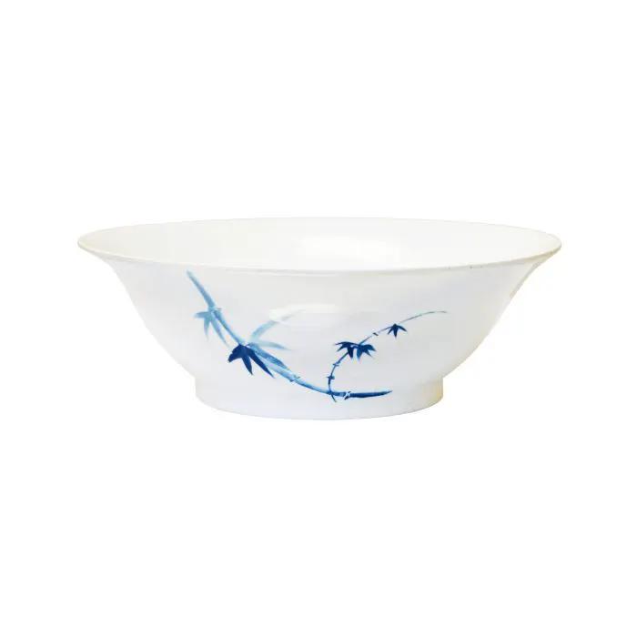 Thunder Group 5008BB, 35 OZ, 8" SPECIAL DEEP BOWL, BLUE BAMBOO, Melamine, NSF, Case Pack of 12