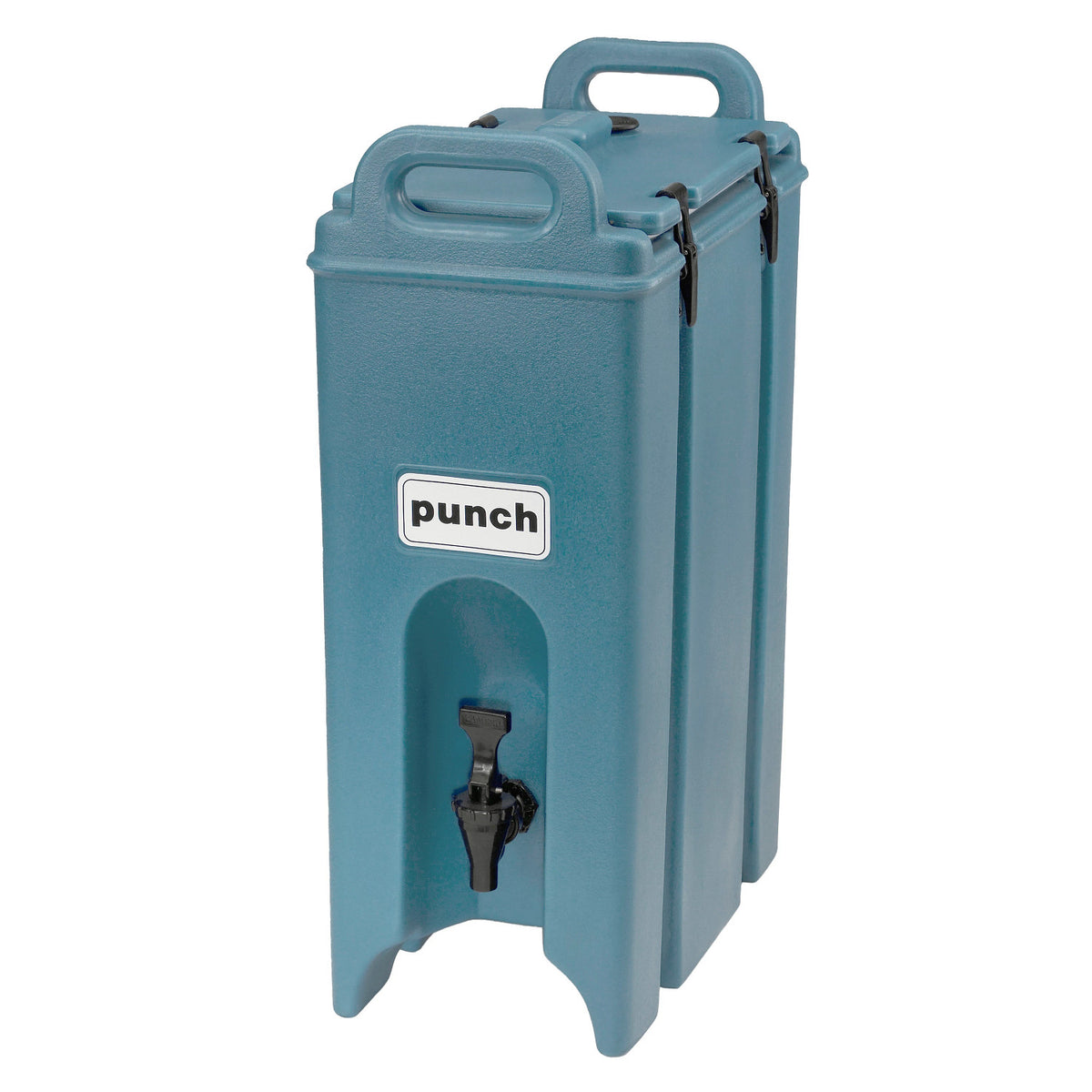 Cambro 500LCD401 Camtainer 4 3/4 gal. Insulated Beverage Dispenser, 86 Servings - Slate Blue