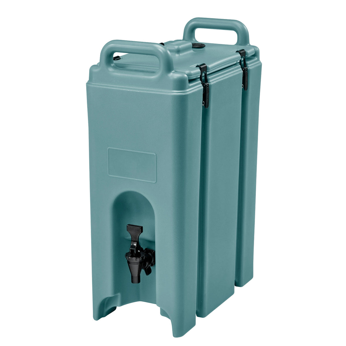 Cambro 500LCD401 Camtainer 4 3/4 gal. Insulated Beverage Dispenser, 86 Servings - Slate Blue
