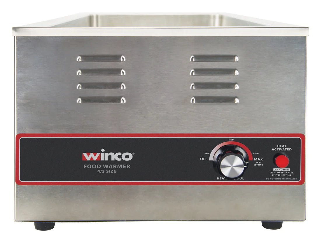 Electric Food Warmer,4/3RDS Size, 27" x 12" Opening, 1500W, 120V