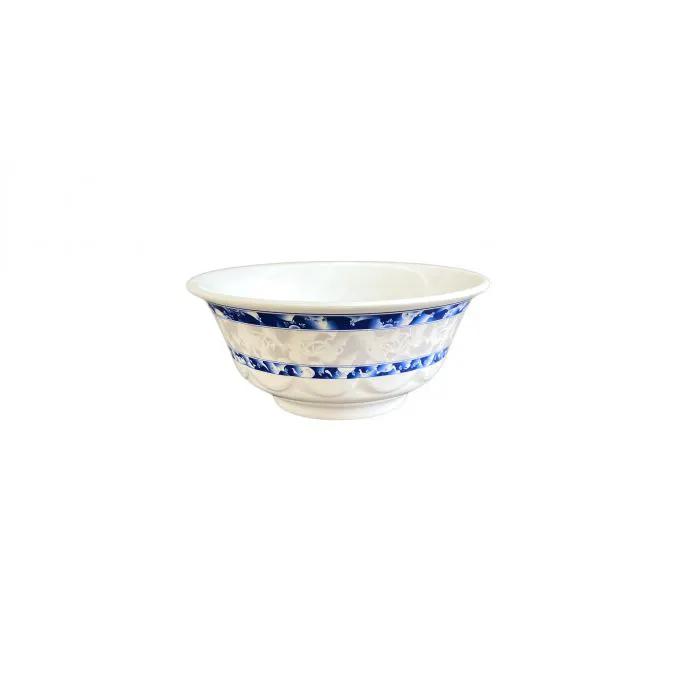 Thunder Group 5265DL, 25 OZ, 6 1/4" SCALLOPED BOWL, BLUE DRAGON, Melamine, NSF, Case Pack of 12