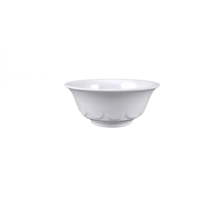 Thunder Group 5285TW, 53 OZ, 8 1/4" SCALLOPED BOWL,IMPERIAL, Melamine, NSF, Case Pack of 12