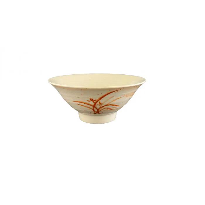 Thunder Group 5780, 32 OZ, 7 1/2" SOUP BOWL, GOLD ORCHID, Melamine, NSF, Case Pack of 12