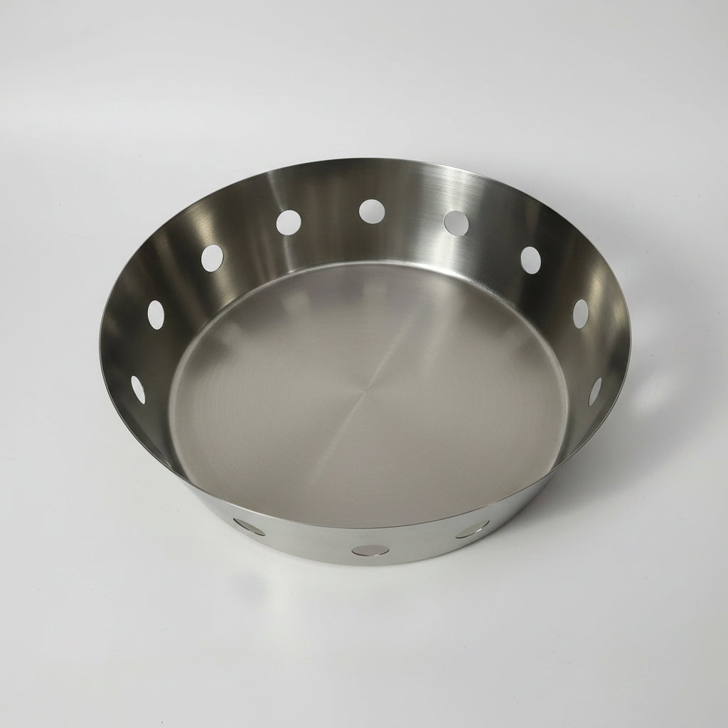 Stainless Steel Round Basket - 9.5inch by Nishi Enterprise Inc (stainless-steel-round-basket-9-5inch)