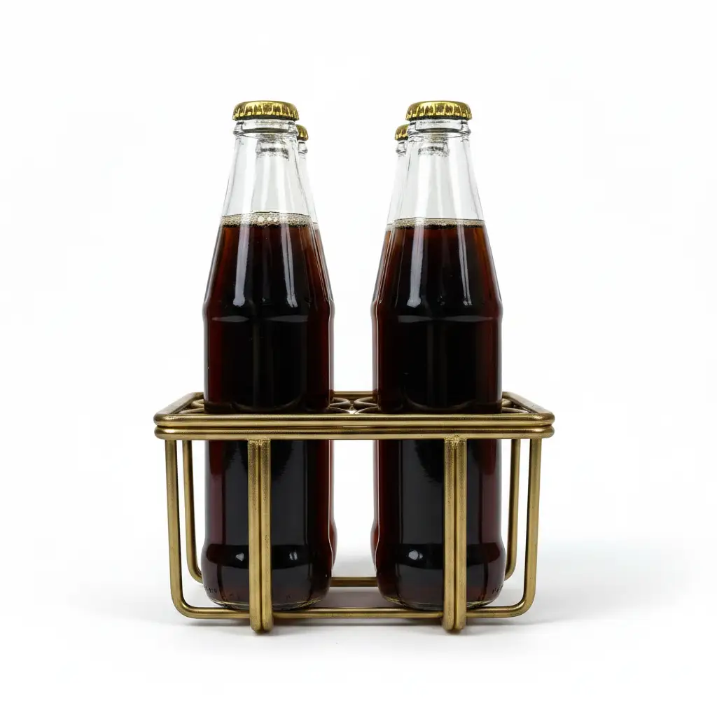 Gold Chai Carrier for 4 Glasses by Nishi Enterprise Inc (gold-color-chai-carrier-for-4-glasses)