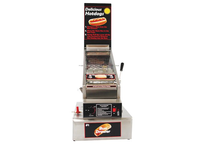 Winco 60024, Benchmark The Dog House Hot Dog Cooker & Dispenser, 120v