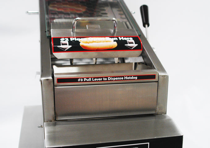 Winco 60024, Benchmark The Dog House Hot Dog Cooker & Dispenser, 120v
