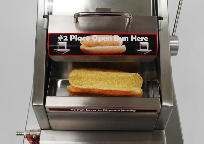 Winco 60024, Benchmark The Dog House Hot Dog Cooker & Dispenser, 120v