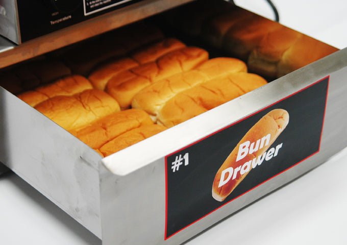 Winco 60024, Benchmark The Dog House Hot Dog Cooker & Dispenser, 120v