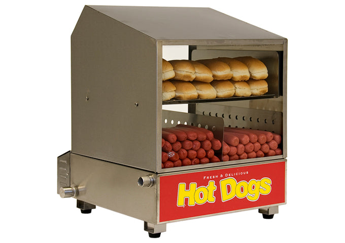Winco 60048, Benchmark The Dog Pound Hot Dog Steamer, 120v