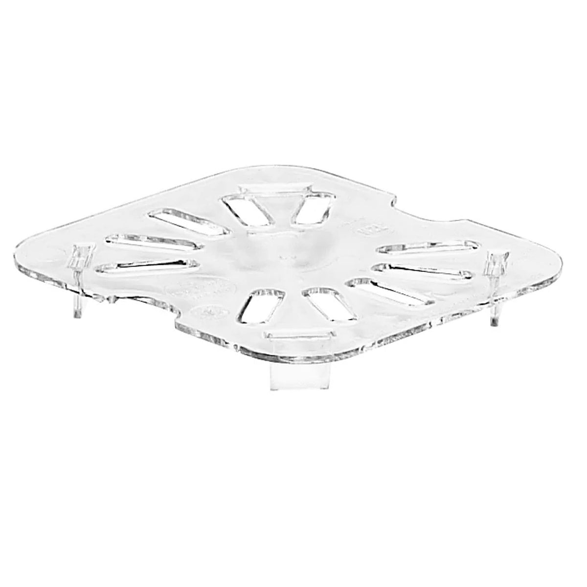 Cambro 60CWD135 Camwear Food Pan Drain Shelf, Sixth Size - GN 1/6 - Clear