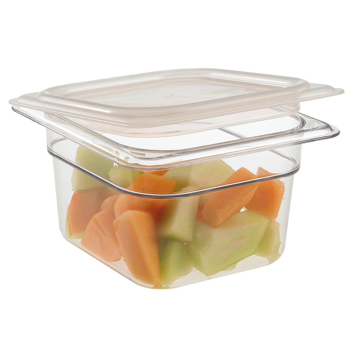 Cambro 60PPCWSC190 Translucent Sixth Size Food Pan Seal Cover - Translucent