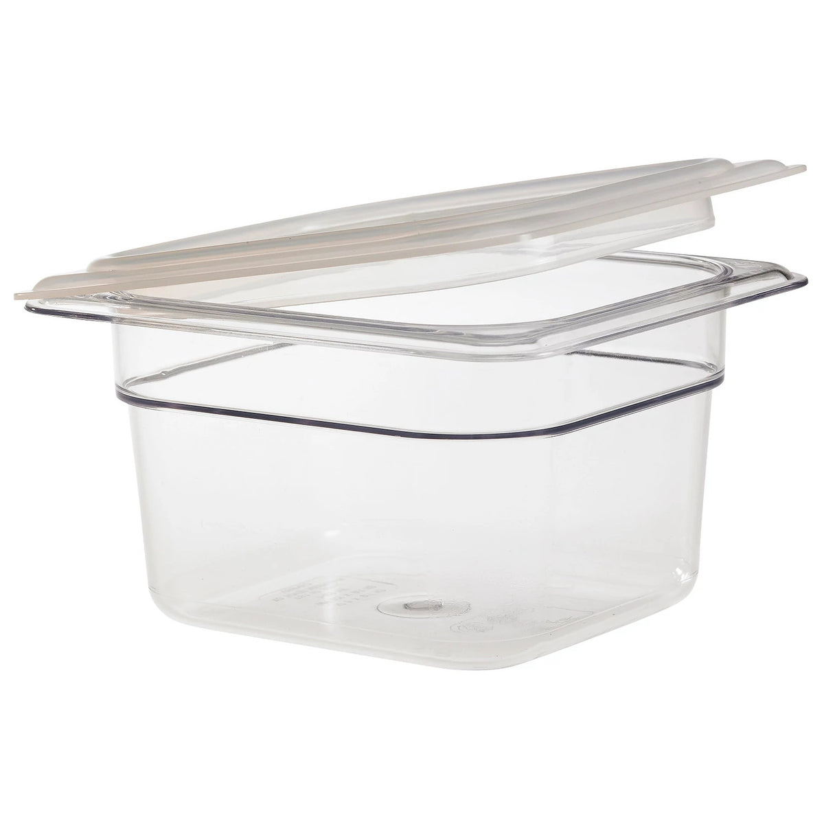 Cambro 60PPCWSC190 Translucent Sixth Size Food Pan Seal Cover - Translucent